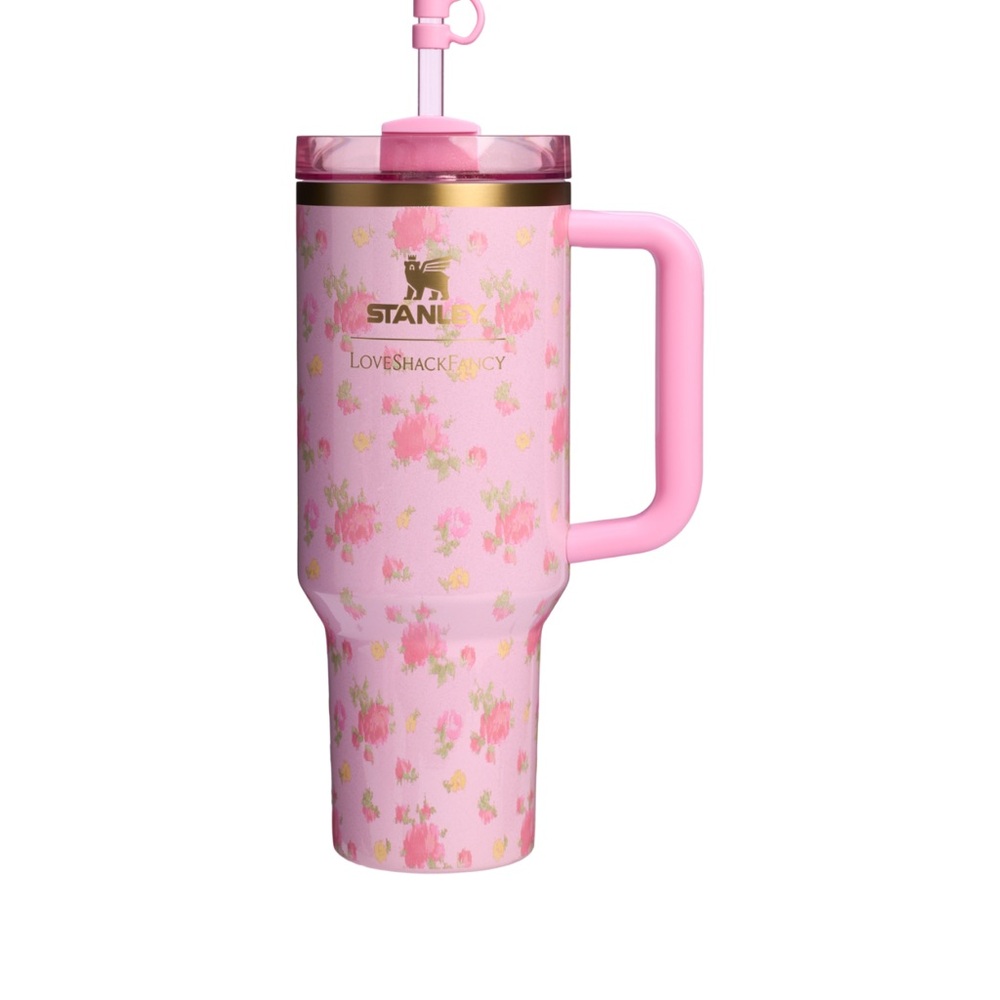 LoveShackFancy Limited Edition Stanley Ibiza Sunset Tumbler - Pink. New in Box